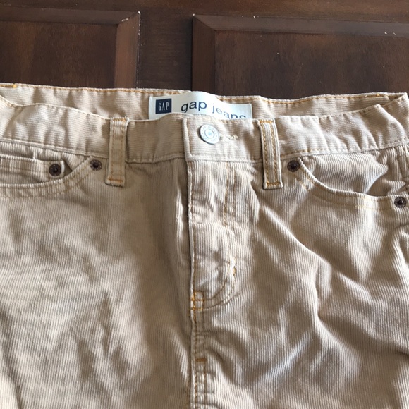 Women’s size 4 tan gap jeans corduroy skirt - Picture 7 of 8